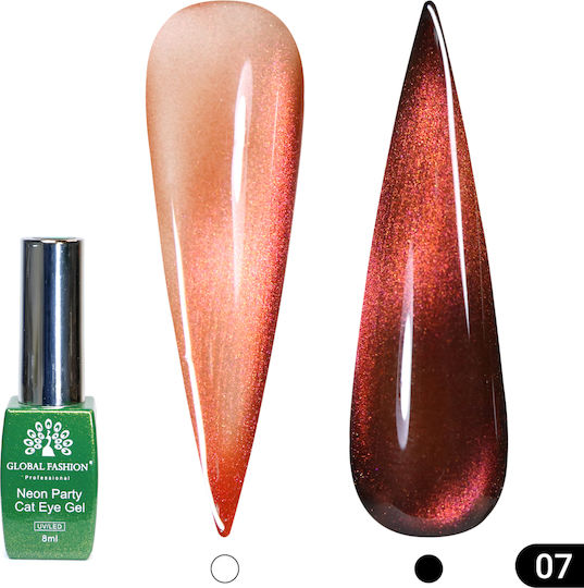 Global Fashion Gel Nail Polish 07 Cat Eye 8ml