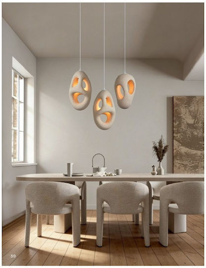 Sun Light Elle Κρεμαστό Φωτιστικό Καφέ