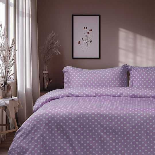 Beauty Home 10101 Σετ Διπλό 4τμχ 200x260εκ. Λιλά