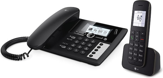 Telefon Fix Telekom Sinus Pa 207 Plus 1 Robot Telefonic Negru