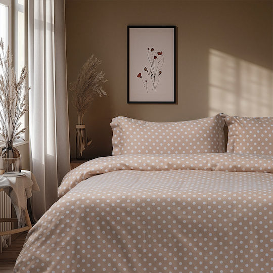 Beauty Home Bettbezug Set Einzeln 160x230cm Art 10101 Beiges