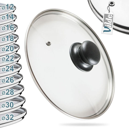 Vilde Καπάκι για Κατσαρόλα Γυάλινο 22cm