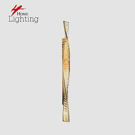 Home Lighting Zeva Wandleuchte mit Integrierte LED und Warmes Weiß Gold