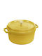 Staub La Cocotte Cratiță Olandeză Rotundă Din Fontă 24x24cm 3.7lt
