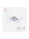 Home Lighting Cosima Πλαφονιέρα Οροφής 45εκ. με Ενσωματωμένο LED