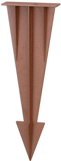 Vtac – Κολωνάκι Κήπου Ηλιακό Φωτιστικό Τοίχου Led Corten – Sku 24094 Vt-24094