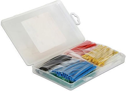 Delock Box of Heat-Shrink Tubes 230 Pieces Assorted Colors 86278