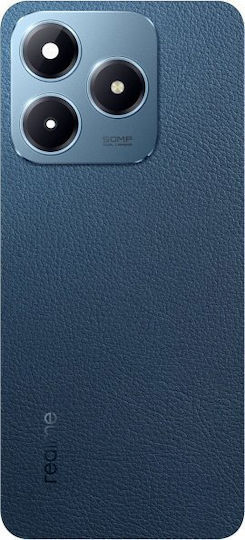 Realme Заден Капак Калъф Кожен Син (Realme C63)