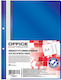 Office Products Dosar Plastic Pp Găuri Pe Spate Grosime 100/170 Microni Set 50 Bucăți Office Products Albastru Închis