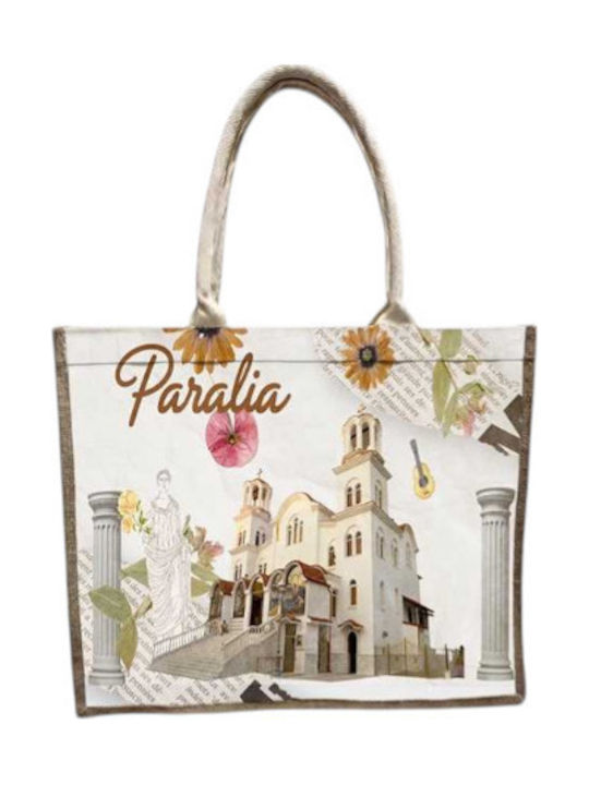 Geantă Turistică Din In Cu Fermoar Paralia 40*34*19cm 871908