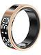 Avizar Saturn Smart Ring 19.8mm Αδιάβροχο με Παλμογράφο Χρυσό