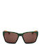 Lotto Unisex Sunglasses with Black Frame and Black Lens LS1011