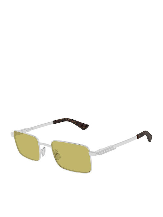 Bottega Veneta Unisex Sunglasses with Silver Me...