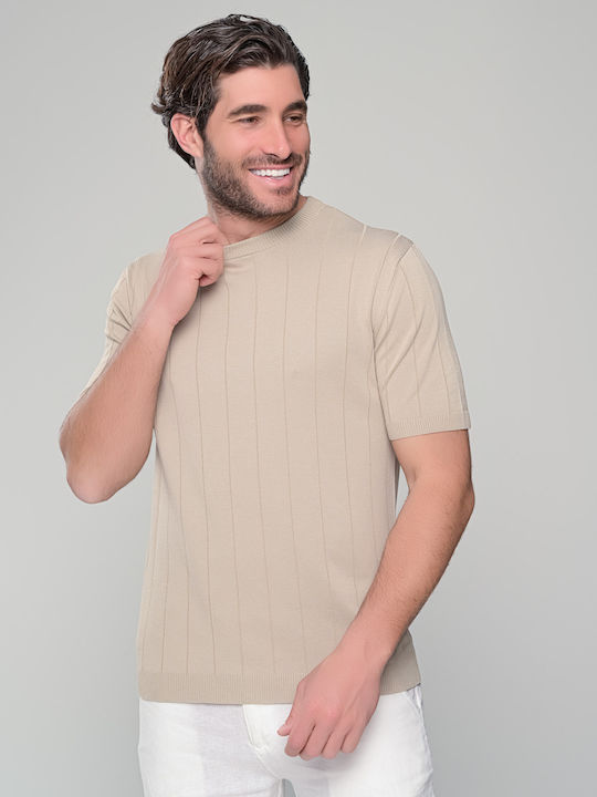 Ben Tailor Polo Μπλούζα Κοντομάνικη Μπεζ