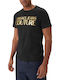 Short Sleeve Black Blouse