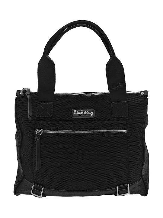 Gift-Me Fabric Women's Shoulder Bag Black