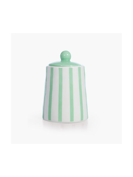 Nef-Nef Homeware Vază Decorativă Ceramică Fantasy Verde 11.2x11.2xÎnălțime16cm