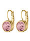 Dyrberg/Kern Dangle Earrings Made of Gold Plated Steel Pink