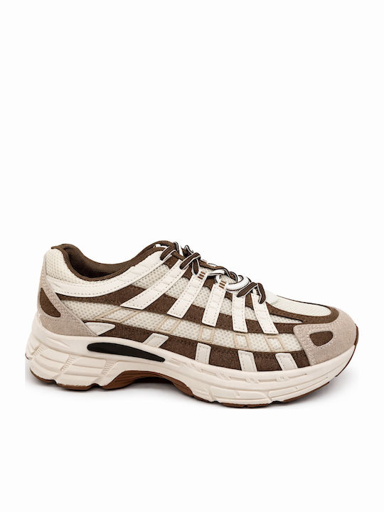 Damen Chunky Sneakers Braun