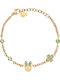 Disney Women's Gold Plated Steel Bracelet with Zircon