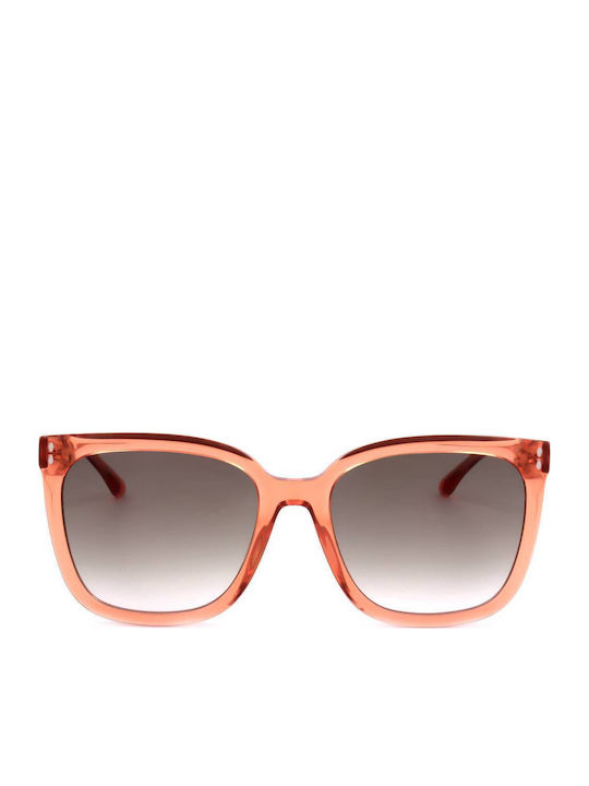 Isabel Marant Women Sunglasses with Pink Frame and Transparent Lens