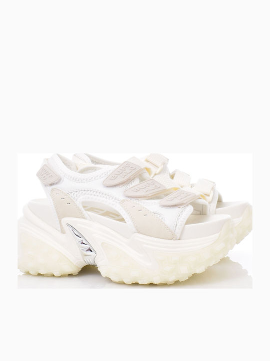 Track Women's Anatomic Flatform Sandals White