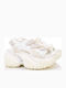 Track Women's Anatomic Flatform Sandals White