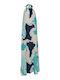 Summer Maxi Dress for Wedding and Christening Turquoise
