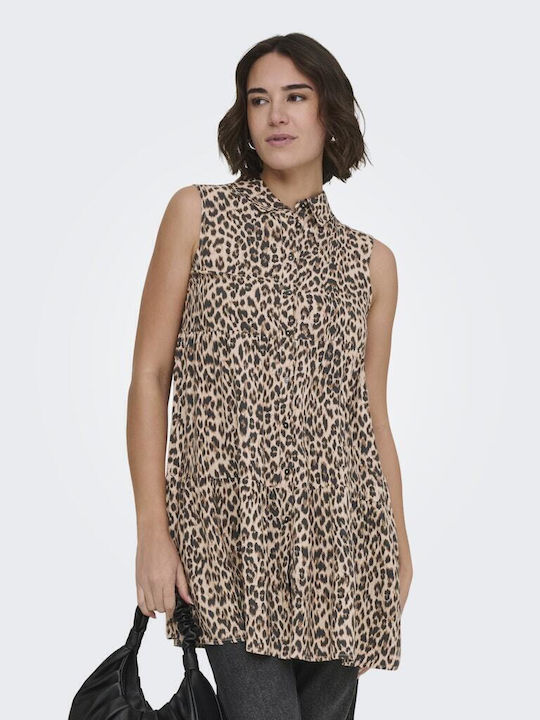 Only Kleid Ganztägig Mehrfarbig Only Kleid Ganztägig Mehrfarbig