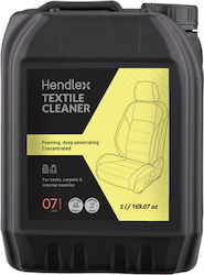 Hendlex Καθαριστικό Υφασμάτων Textile Cleaner Μοκέτα Υφάσματα Αυτοκινήτου 5lt Hendlex Καθαριστικό Υφασμάτων Textile Cleaner Μοκέτα Υφάσματα Αυτοκινήτου 5lt