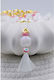 Kymi Amulet De Botez Breloc Alb 50 Buc