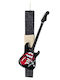Handmade Scented Candle Boy Electric Guitar Black Rolling Stones