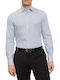 Level 5 Body Fit Long Sleeve Shirt in Narrow Fit Gray