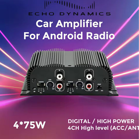 Echo Dynamics Boat Amplifier 4 Channels ED4410