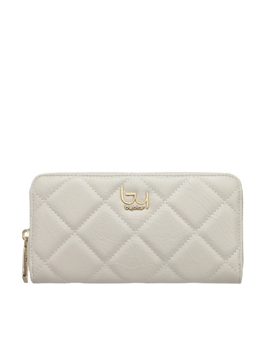 GUESS Giully SLG Portafoglio Piccolo Con Cerniera - Colore Ivory (Avorio) In Pelle Sintetica - 3 Scomparti E Monaco