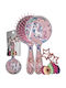 4teen-4ty Kids Hair Brush Set Unicorn