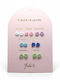 Yuko.B Kids Earrings Studs Made of Steel