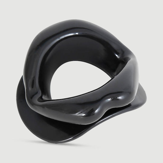 Δαχτυλίδι Πέους Σχήμα Χειλιών Lips Shaped Penis Ring – Μαύρο