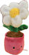 Trend Haus Plush Pink with White Flower for 3+ ...