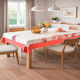 Τραπεζομάντηλο Easter 24 Red Saint Clair 145x220