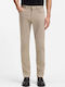 Trousers in Slim Fit Brown