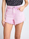 Women's Pink Jean Shorts