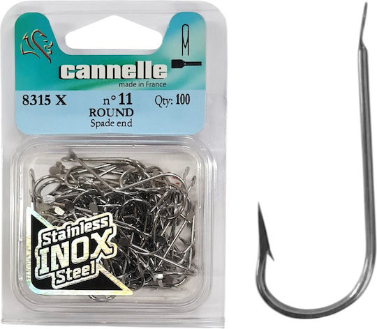 Ανοξείδωτα Αγκίστρια Παραγαδιού Cannelle Sea Round 8315 X #12