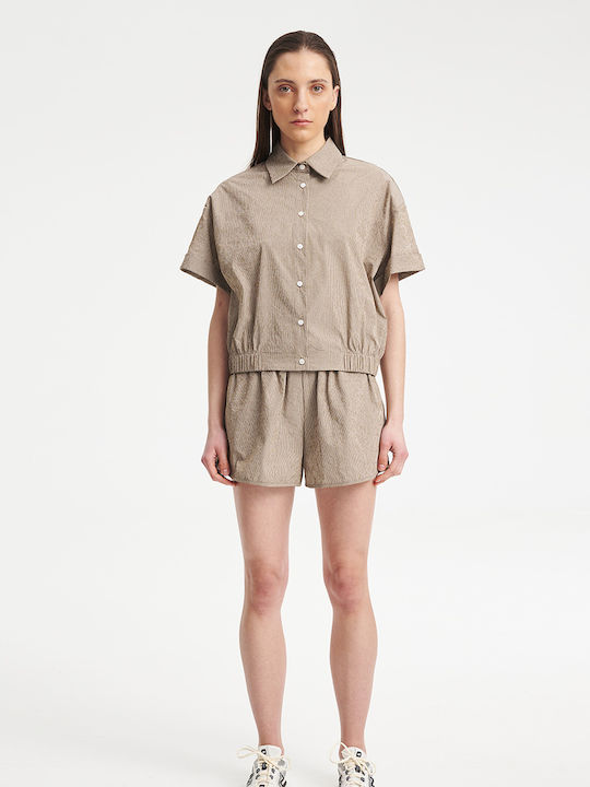 Eleh Women's Shirt Brown