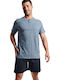 Ogham Sommer Herrenpyjama Bluse Marineblau