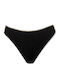 Baumwoll Damen-Slip Schwarz