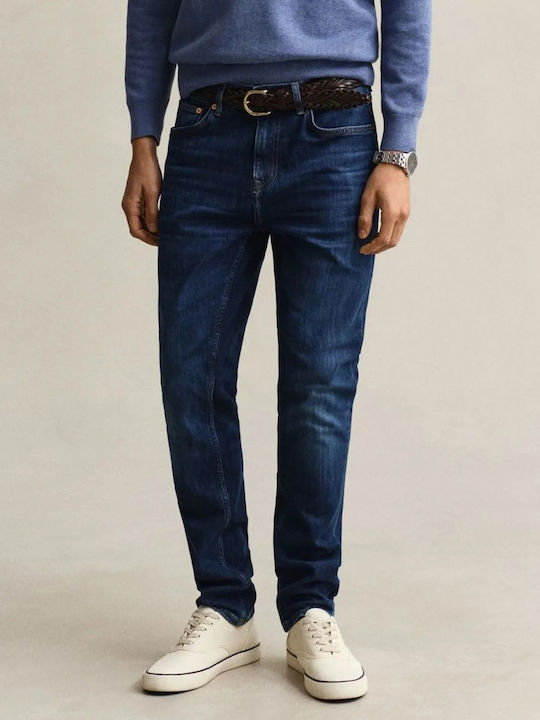 Gant Men's Jeans Pants with Slim Fit Blue