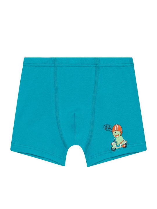 Minerva Monster Kids Boxer Turquoise
