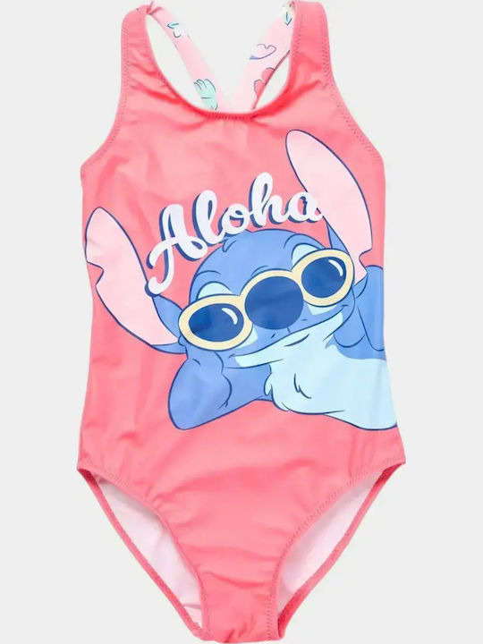 Zippy Kids One-Piece Swimsuit Pink Coral
