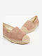 Fabric Women's Espadrilles In Brown Colour